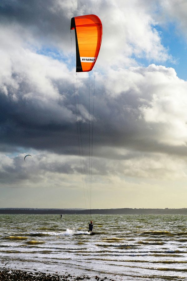 kitesurf en el pantano del ebro