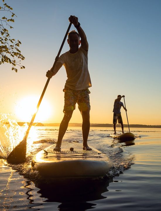 deporte en el pantano